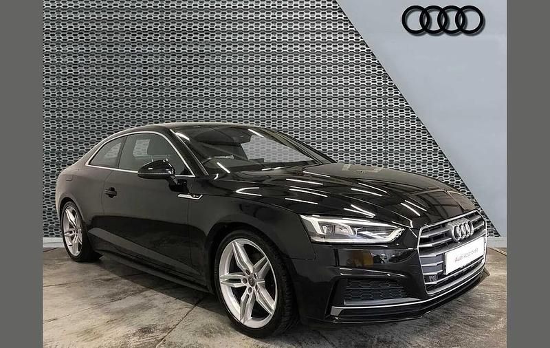 Used Audi A5 S-Line 147 HP (108 kW) 2019 Black Coupe