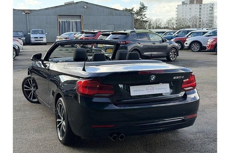 Used BMW 220 Sport Line 2019 Black Cabriolet