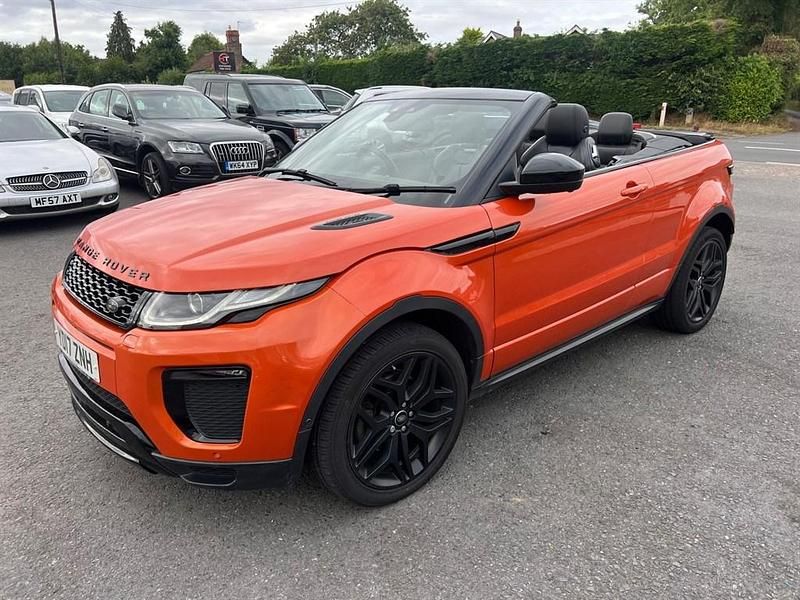 Orange Used 2017 Land Rover Range Rover evoque HSE Dynamic Cabriolet | £13,995 (A bit pricey) - Image 1/4