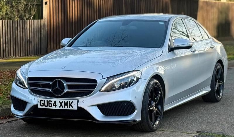 Used Mercedes C220 AMG line 2014 Silver Sedan