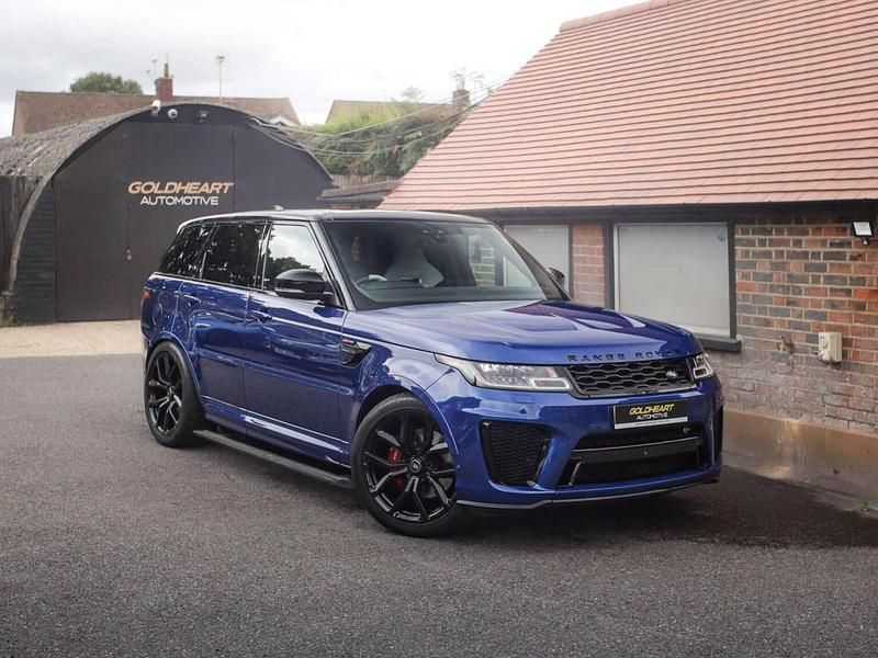 Blue Used 2018 Land Rover Range Rover Sport SVR SUV | £39,995 (Fair price) - Image 1/4