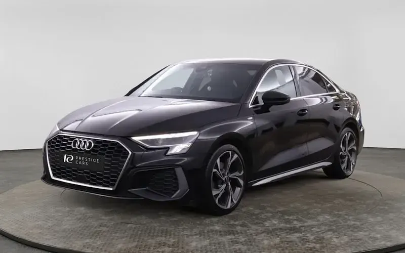 Used Audi A3 S-Line 110 HP (80 kW) 2023 Black Sedan