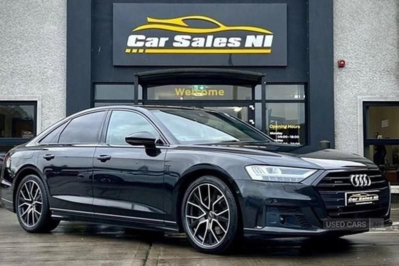 Grey Used 2021 Audi A8 Black Edition Sedan | £32,900 (Fair price) - Image 1/1