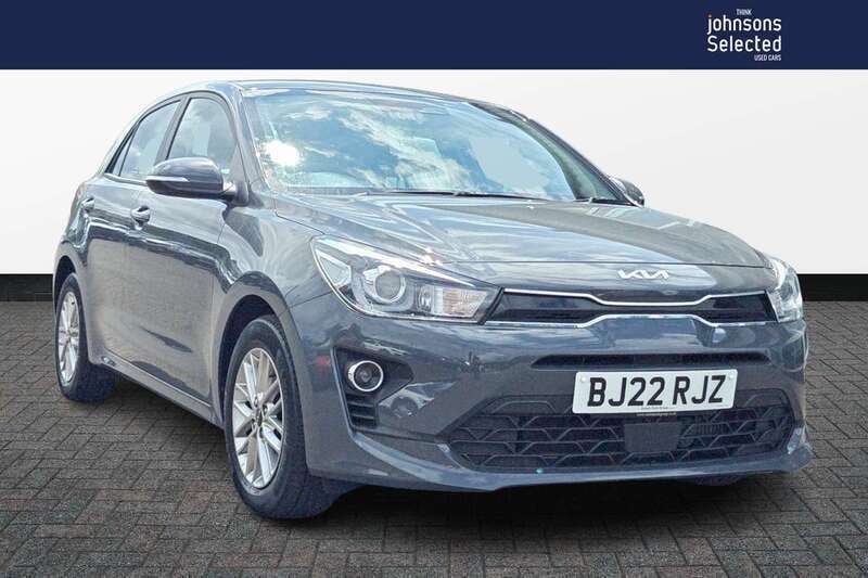 Grey Used 2022 Kia Rio 2 Hatchback | £11,995 (Fair price) - Image 1/4