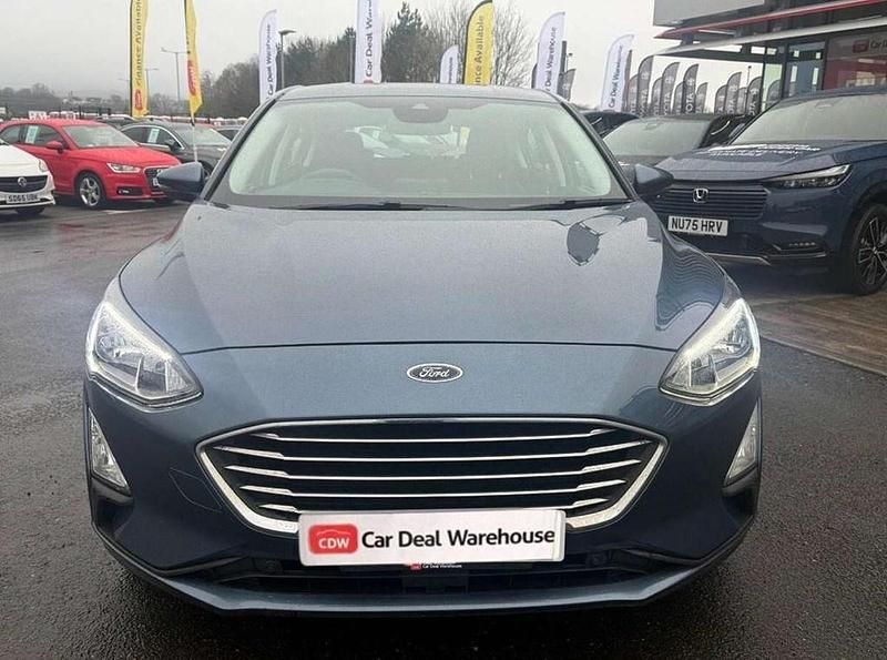 Begagnad Ford Focus Titanium 117 HK (86 kW) 2021 Blå Halvkombi