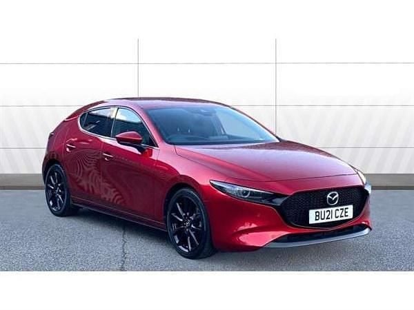 Red Used 2021 Mazda 3 Inclusive Hatchback | £16,517 (Fair price) - Image 1/4