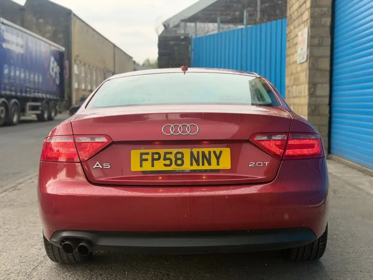 Used Audi A5 Sport 211 HP (155 kW) 2008 Red Coupe