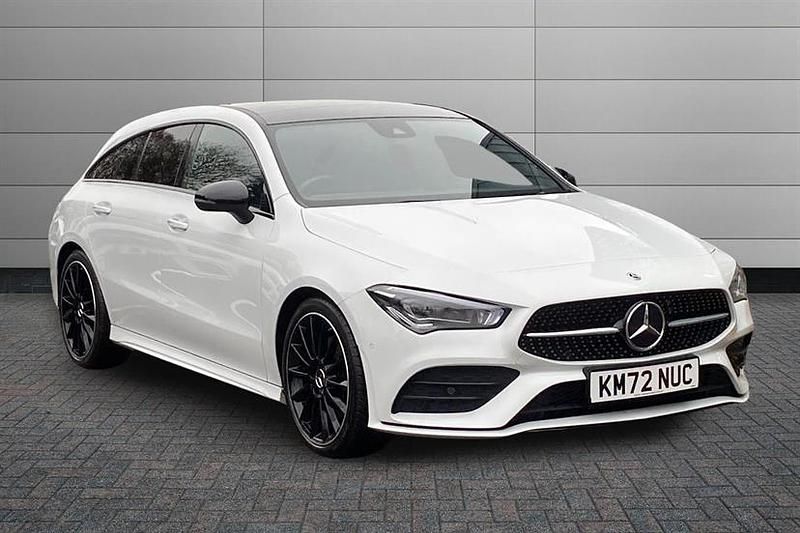 Digital white Used 2023 Mercedes CLA220 AMG Line Premium Plus Sedan | £25,790 (Super price) - Image 1/4
