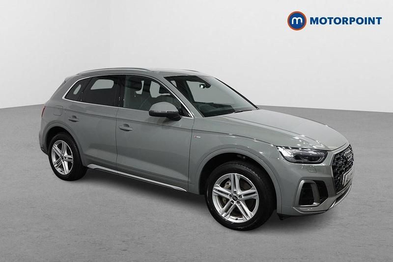 Grey Used 2022 Audi Q5 S-Line SUV | £27,599 (Fair price) - Image 1/4