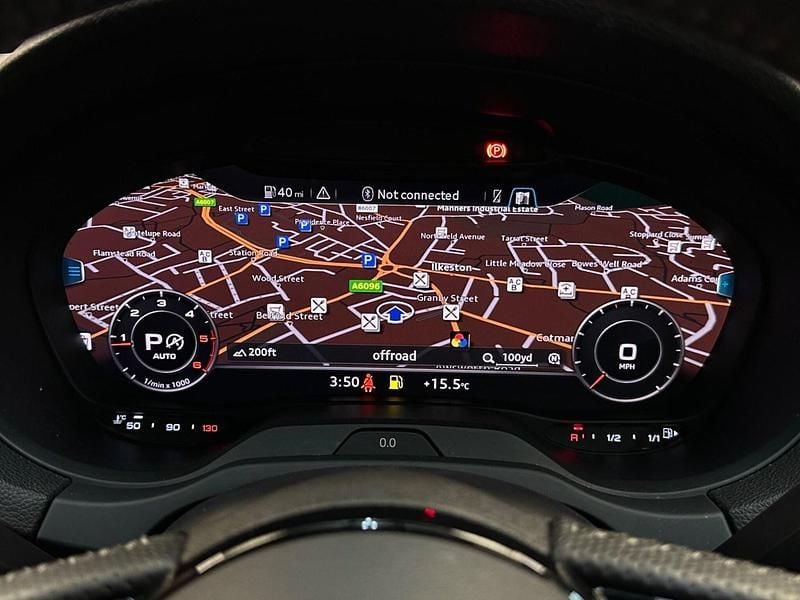 Begagnad Audi A3 Black Edition 150 HK (110 kW) 2019 Vit Sedan