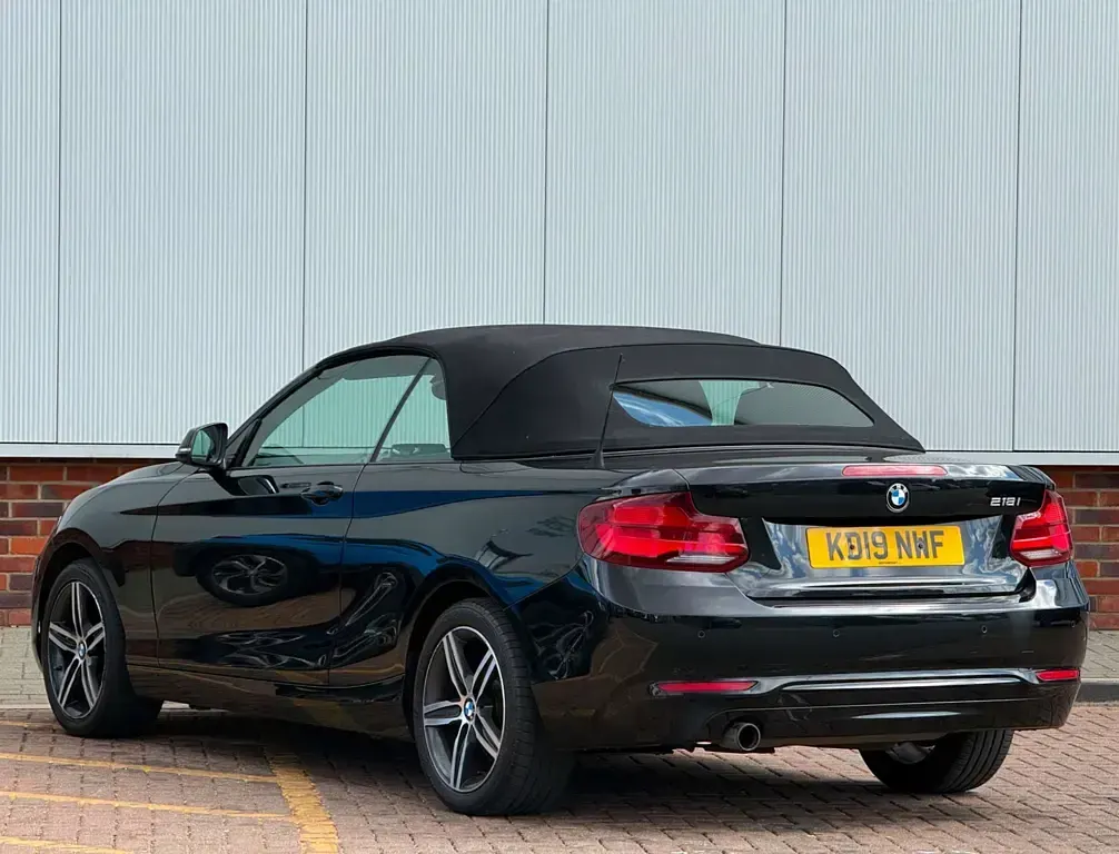 Used BMW 218 Sport Line 2019 Black Cabriolet