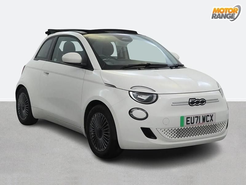 Used Fiat 500e Passion 86 kW (118 HP) 2021 White Cabriolet