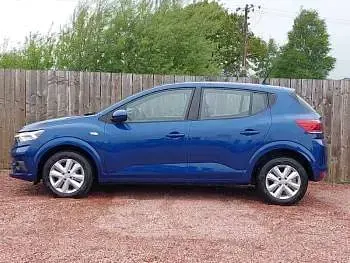 Used Dacia Sandero Expression 91 HP (66 kW) 2023 Blue Hatchback