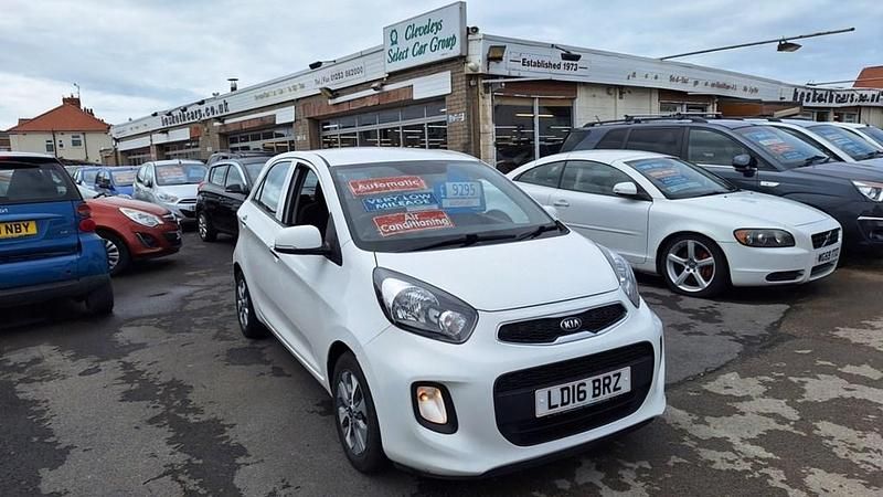Used Kia Picanto 84 HP (61 kW) 2016 White Hatchback