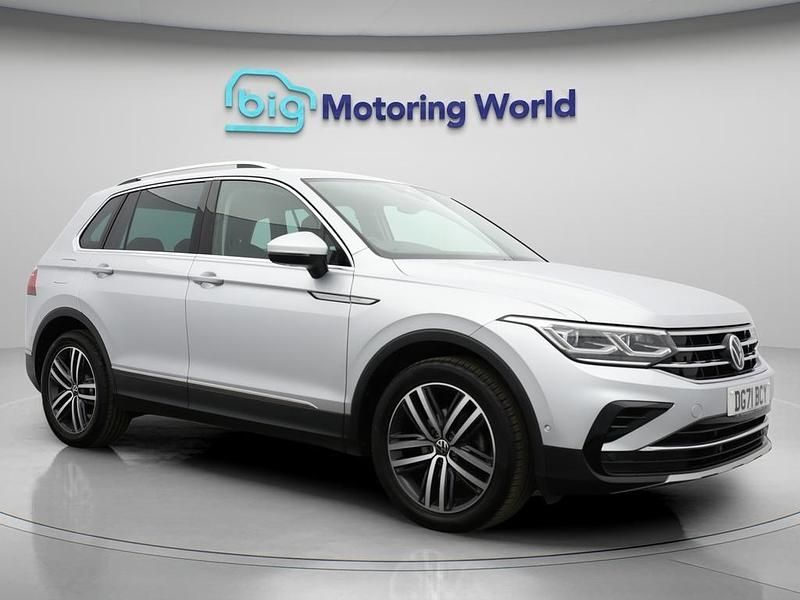 Silver Used 2021 VW Tiguan Elegance SUV | £22,300 (Fair price) - Image 1/4