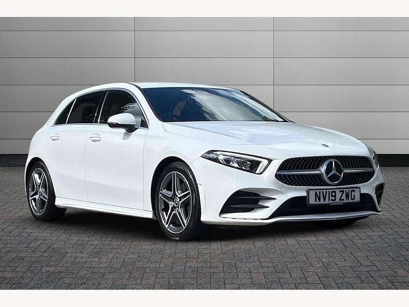 White Used 2019 Mercedes A180 AMG line Hatchback | £15,490 (Fair price) - Image 1/4