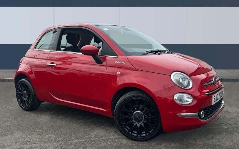 Red Used 2022 Fiat 500 Dolcevita Hatchback | £9,216 (Good price) - Image 1/4