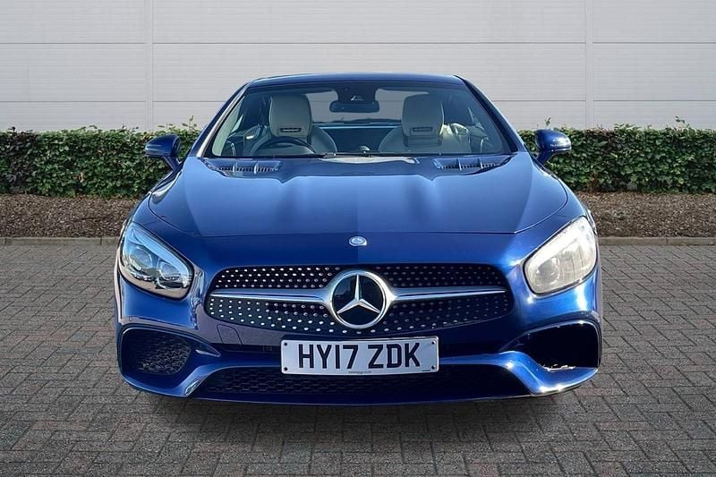 Used Mercedes SL400 AMG line 2017 Blue Cabriolet