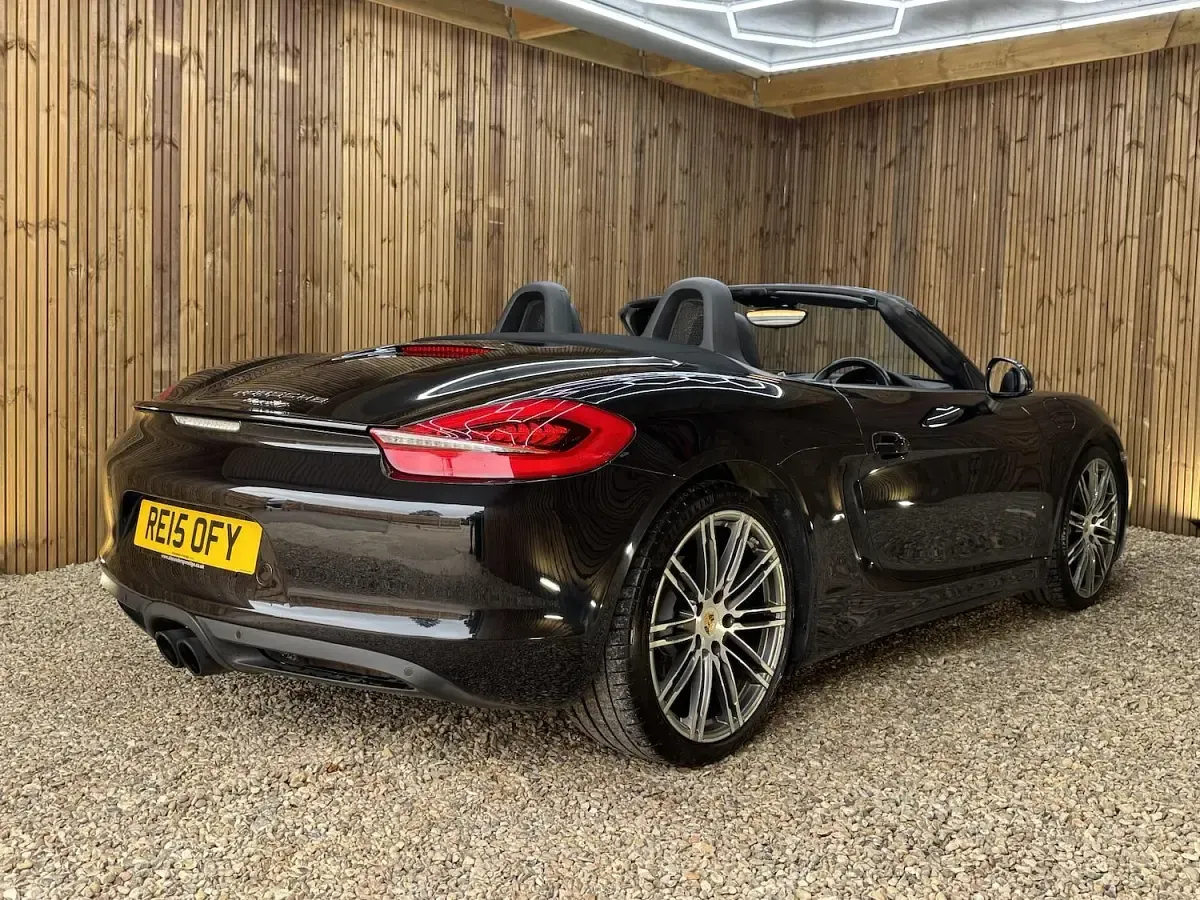 Used Porsche Boxster 265 HP (194 kW) 2015 Black Cabriolet