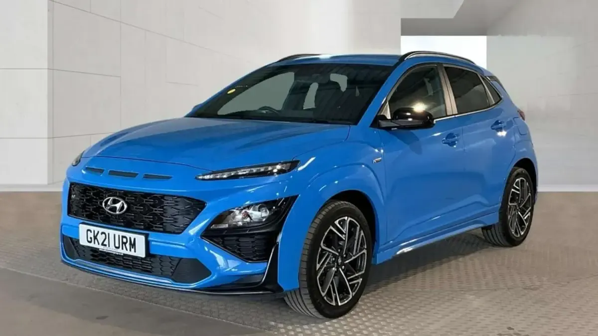 Used Hyundai Kona N Line 120 HP (88 kW) 2021 Blue SUV