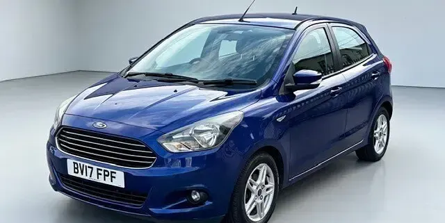 Used Ford Ka Plus Zetec 2017 Blue Hatchback