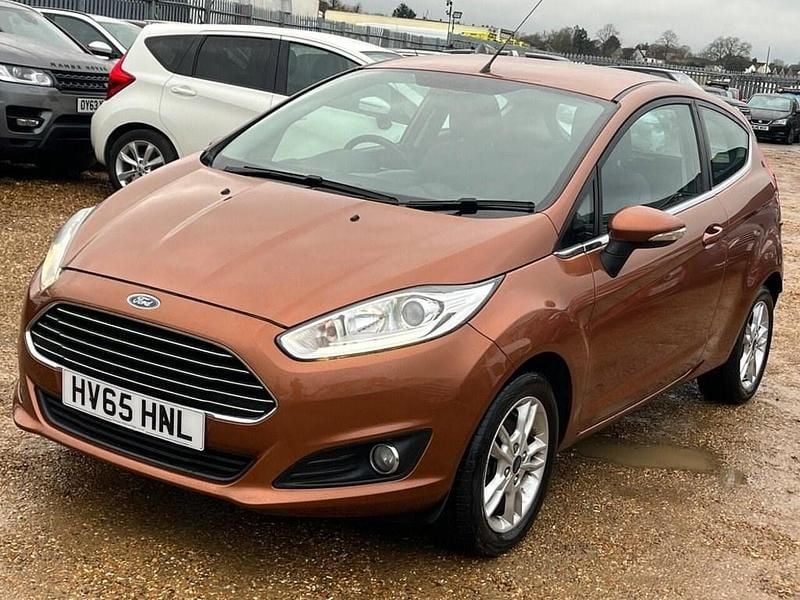 Used Ford Fiesta Zetec 2015 Brown Hatchback