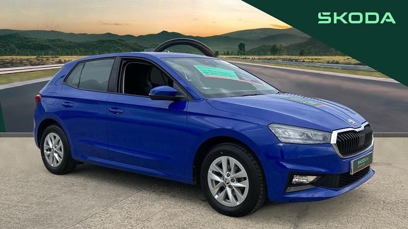 Blue Used 2022 Skoda Fabia Comfort Hatchback | £12,281 (Good price) - Image 1/4