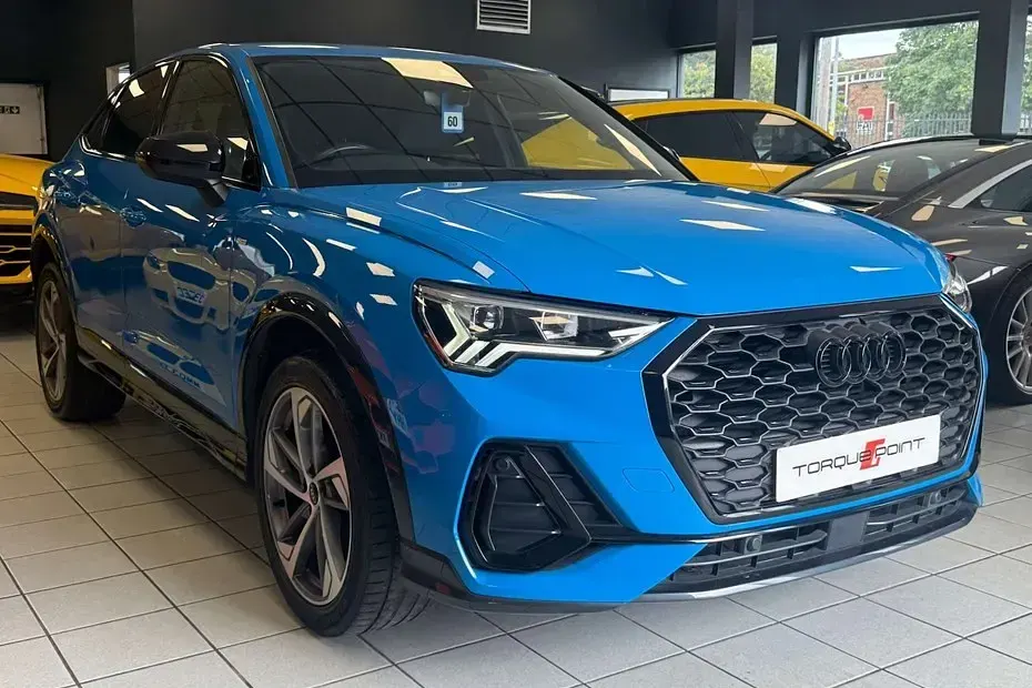 Used Audi Q3 Sportback Black Edition 147 HP (108 kW) 2021 Blue SUV