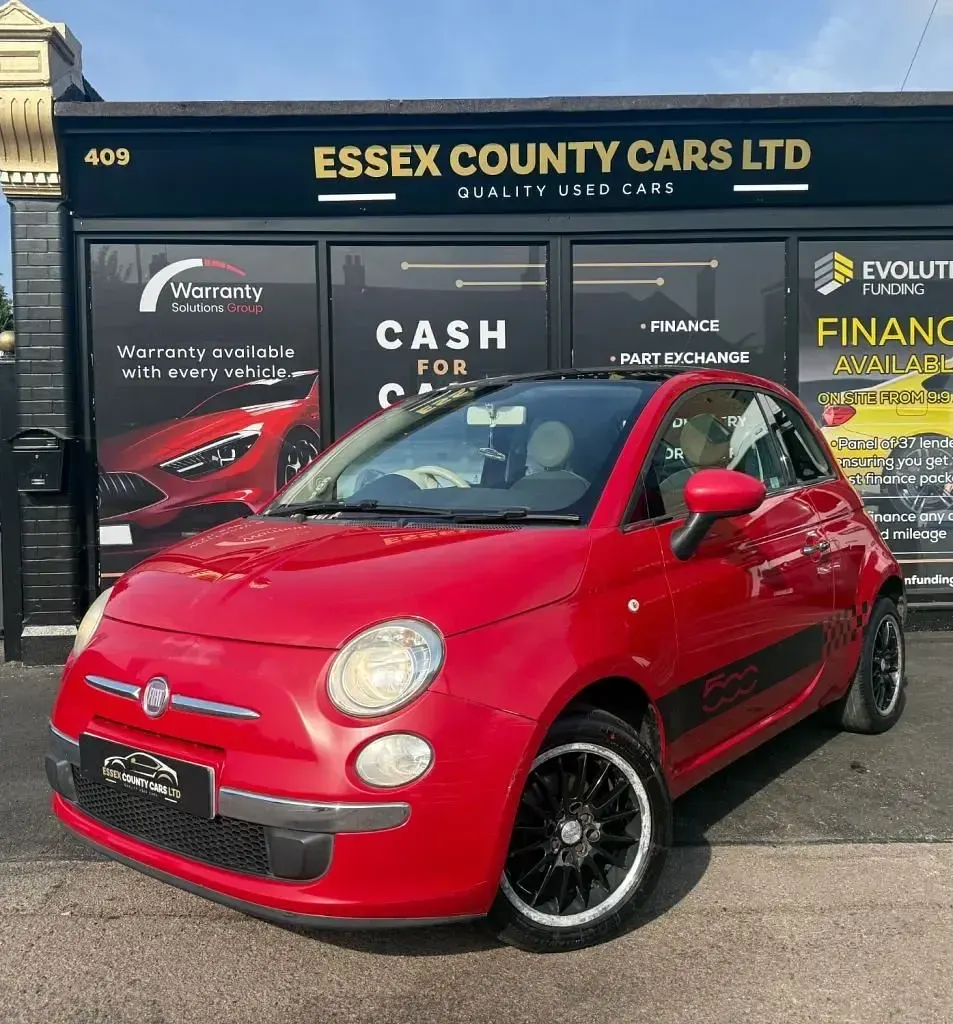 Used Fiat 500 Lounge 69 HP (50 kW) 2012 Red Hatchback