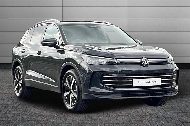 Urano grey Used 2025 VW Tiguan Elegance SUV | £34,450 (Expensive) - Image 1/4