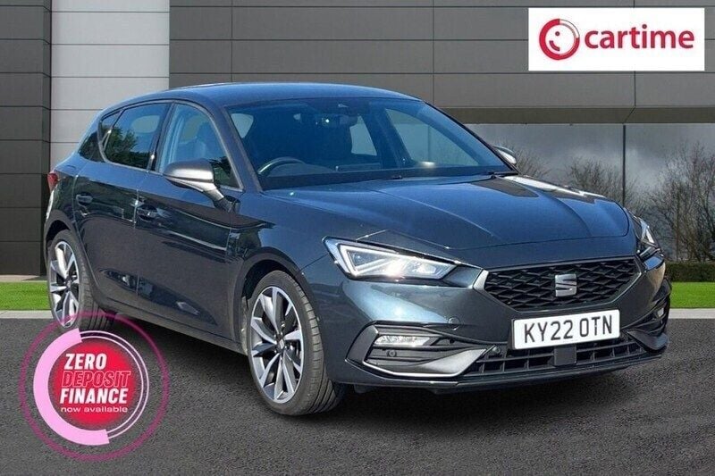 Grey Used 2022 Seat Leon FR Sport Hatchback | £17,450 (Fair price) - Image 1/3