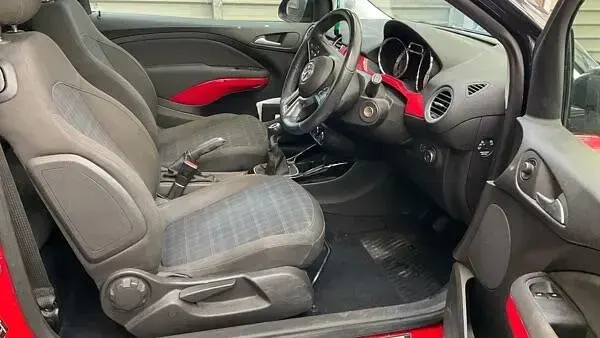 Used Vauxhall Adam Glam 70 HP (51 kW) 2015 Red Hatchback