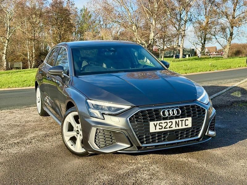 Grey Used 2022 Audi A3 e-tron S-Line Hatchback | £18,870 (Fair price) - Image 1/4