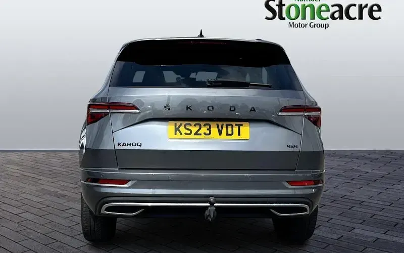 Used Skoda Karoq SportLine 150 HP (110 kW) 2020 Grey SUV
