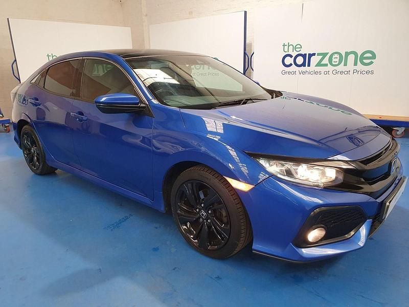 Blue Used 2018 Honda Civic EX Hatchback | £10,499 (Fair price) - Image 1/4