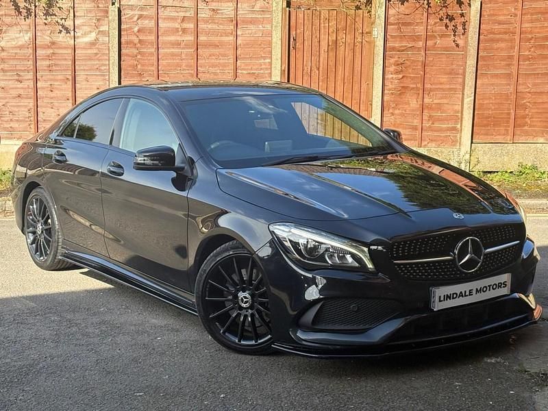 Used Mercedes CLA220 AMG line 2018 Black Sedan