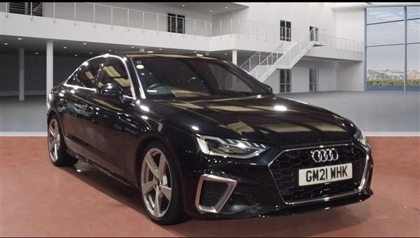 Black Used 2021 Audi A4 S-Line Sedan | £19,995 (Fair price) - Image 1/1