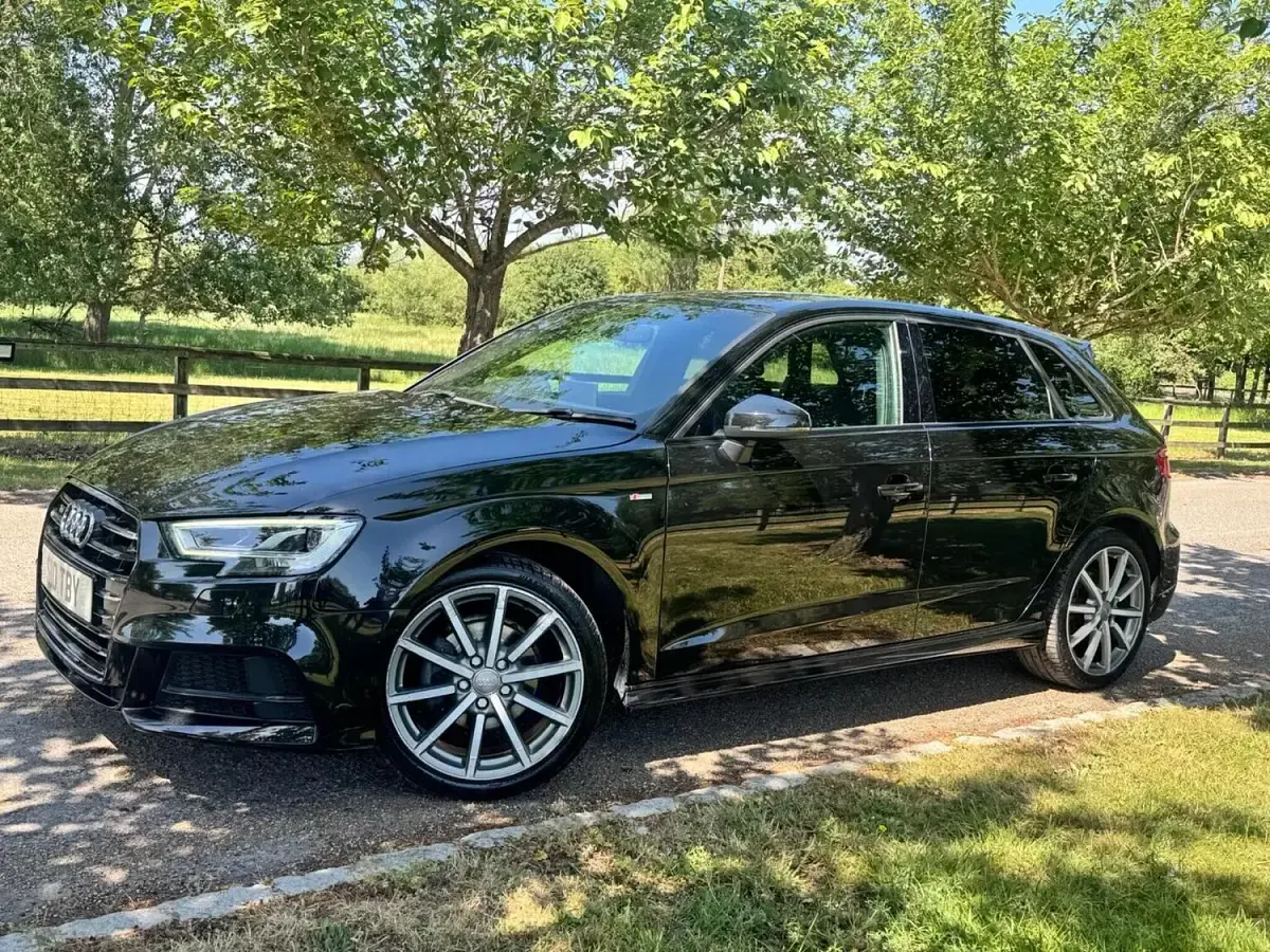 Used Audi A3 Sportback Black Edition 150 HP (110 kW) 2019 Black Hatchback