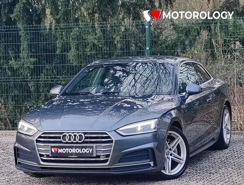 Usado Audi A5 S-Line 190 HP (139 kW) 2017 Cinzento Coupé
