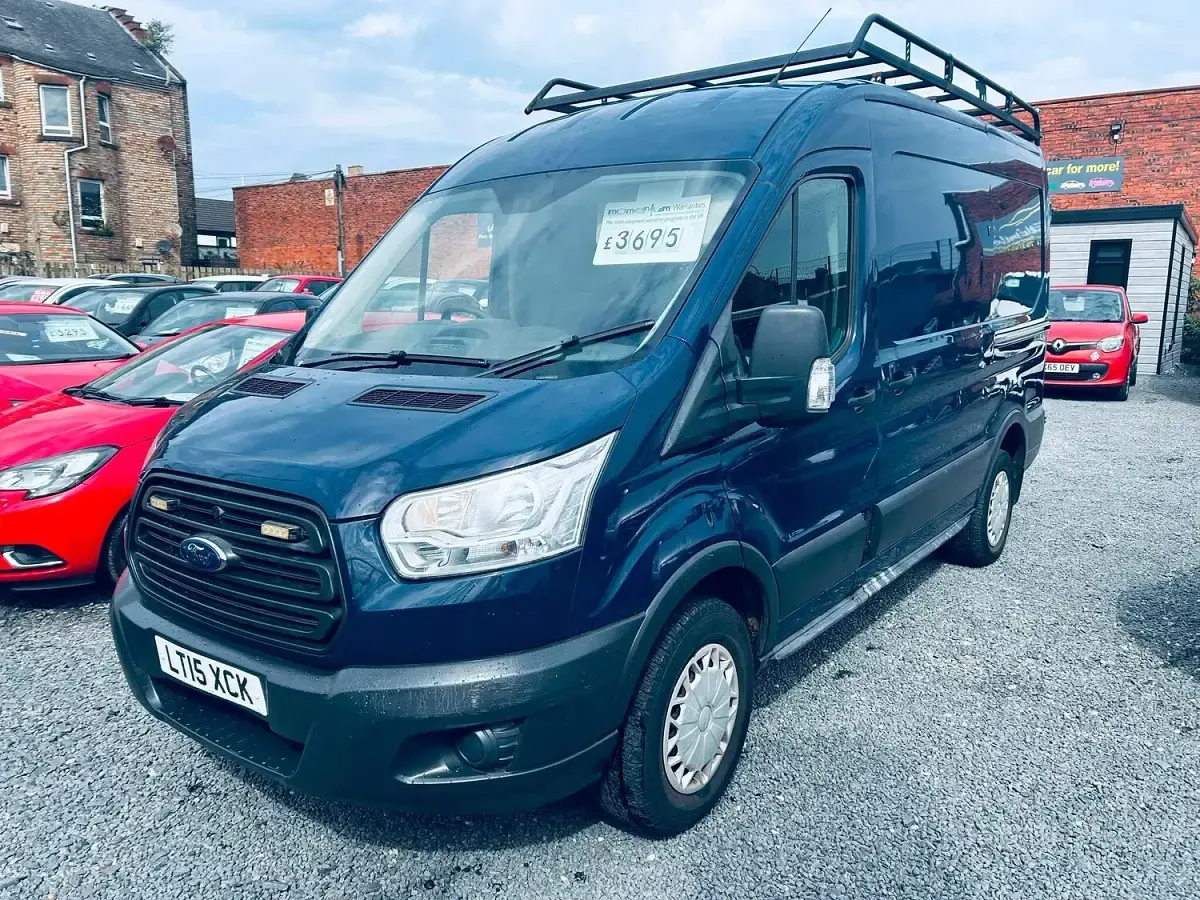 Used Ford Transit 125 HP (91 kW) 2015 Blue Van