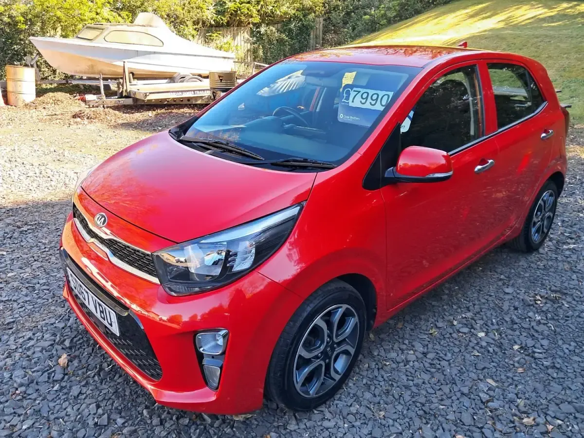 Begagnad Kia Picanto 2017 Röd Halvkombi