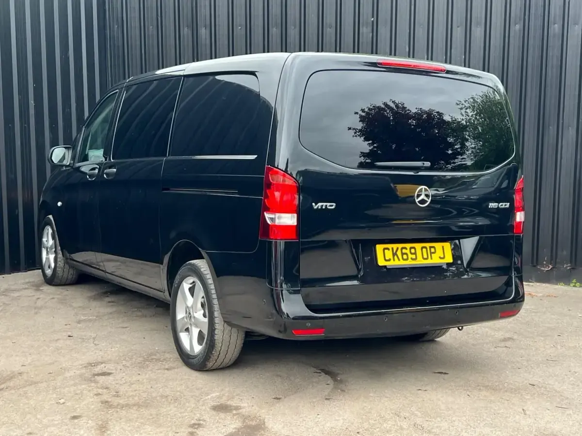 Begagnad Mercedes Vito Premium 2020 Svart Van