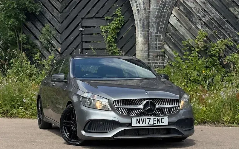 Used Mercedes A200 AMG line 136 HP (100 kW) 2017 Grey Hatchback