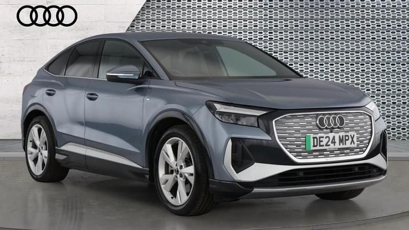 Used Audi Q4 e-tron S-Line 210 kW (286 HP) 2024 Blue SUV