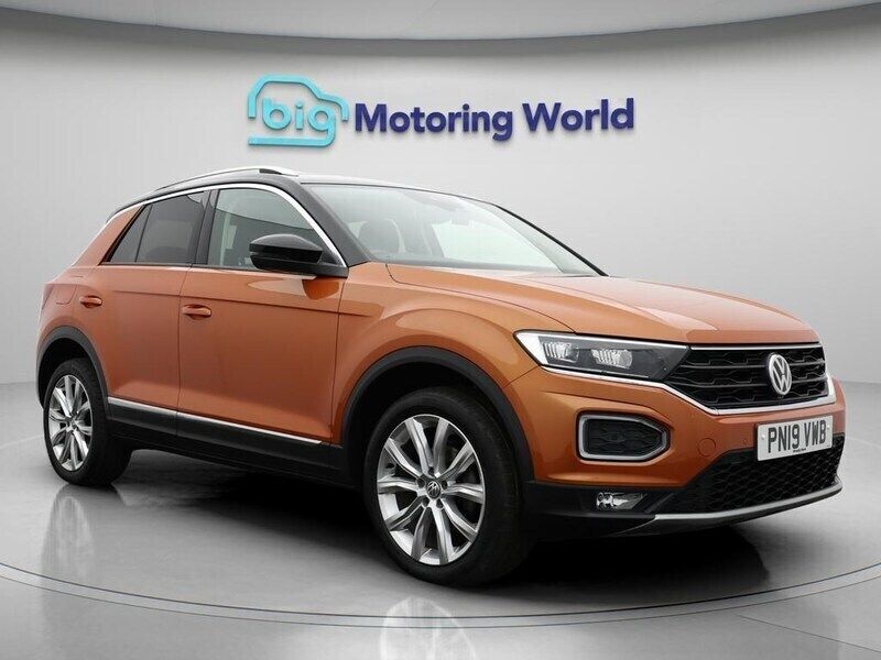 Orange Used 2019 VW T-Roc SEL SUV | £15,500 (Fair price) - Image 1/4