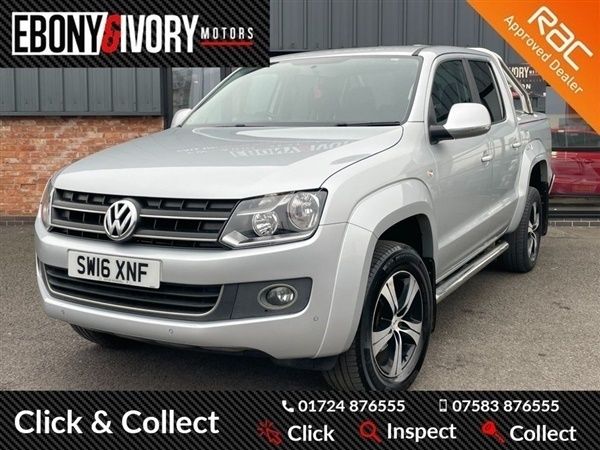 Silver Used 2016 VW Amarok Highline Pickup | £14,388 (Good price) - Image 1/1
