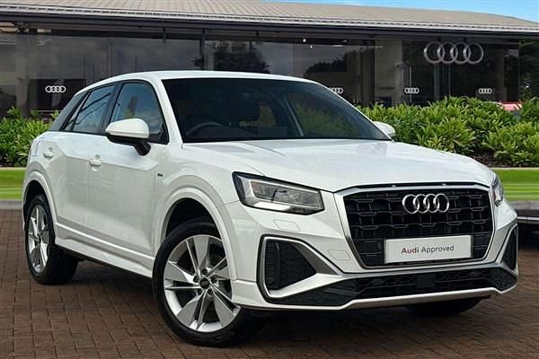 White Used 2023 Audi Q2 S-Line SUV | £20,980 (Fair price) - Image 1/4