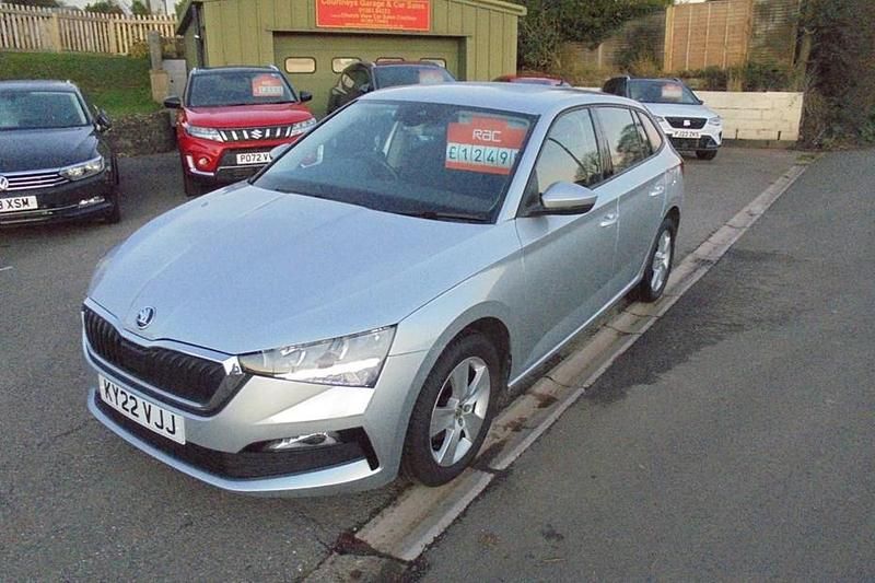 Silver Used 2022 Skoda Scala SE Hatchback | £12,495 (Fair price) - Image 1/1