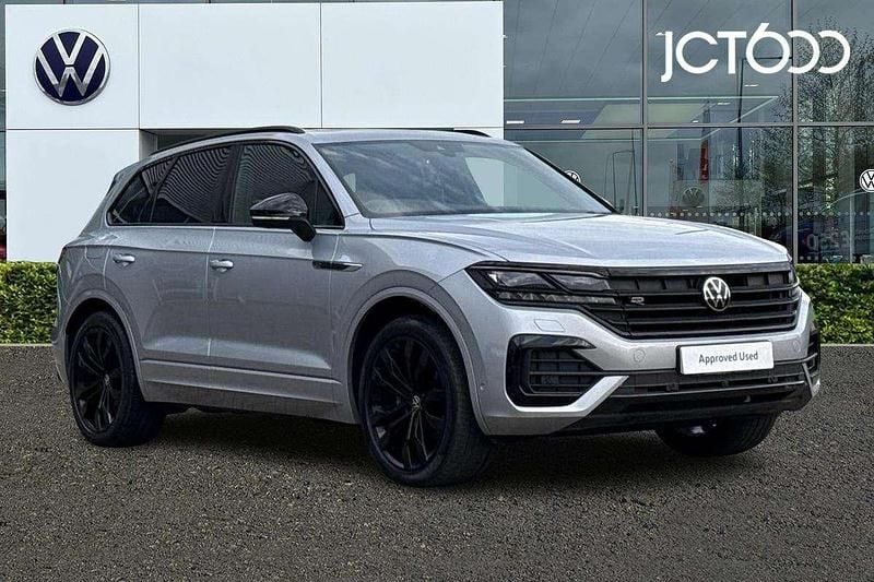 Silver Used 2022 VW Touareg Black Edition SUV | £40,695 (Fair price) - Image 1/4