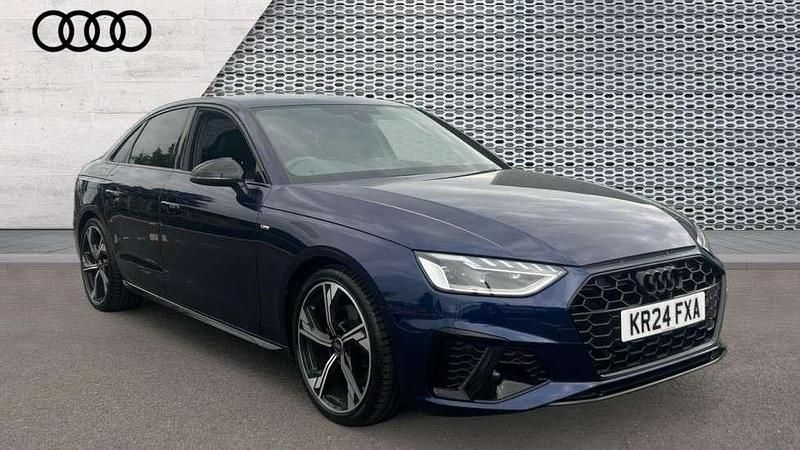 Blue Used 2024 Audi A4 Black Edition Sedan | £27,493 (Fair price) - Image 1/4